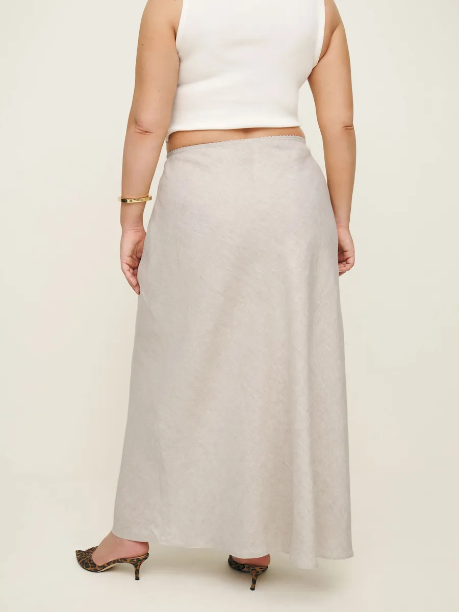 Layla Linen Skirt Es - Image 3