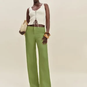 Vida Linen Low Rise Pant