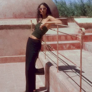 Vida Linen Low Rise Pant