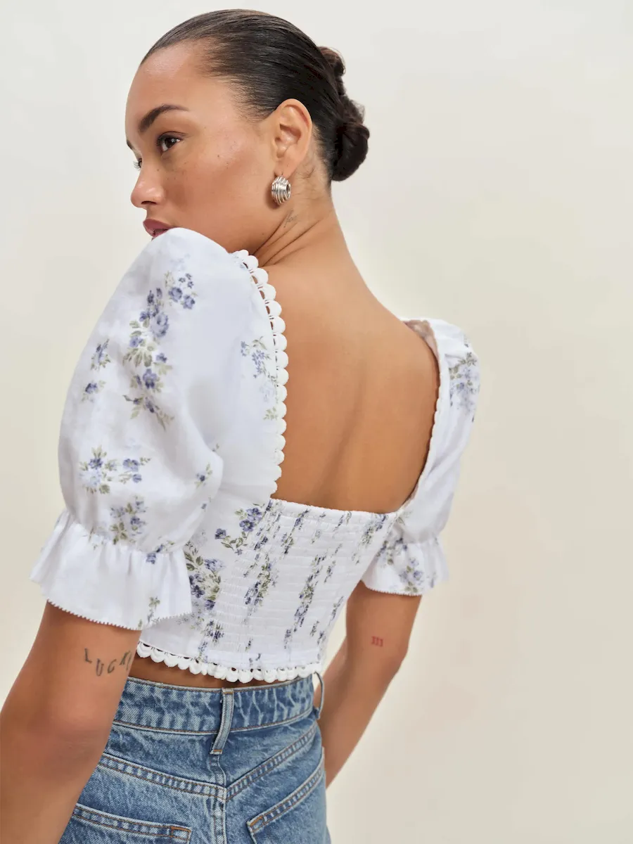 Simmie Linen Top - Image 5