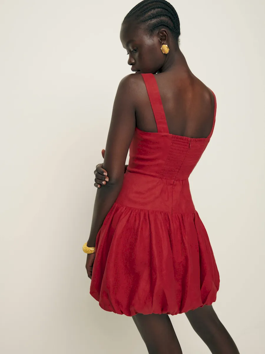 Delia Linen Dress - Image 3