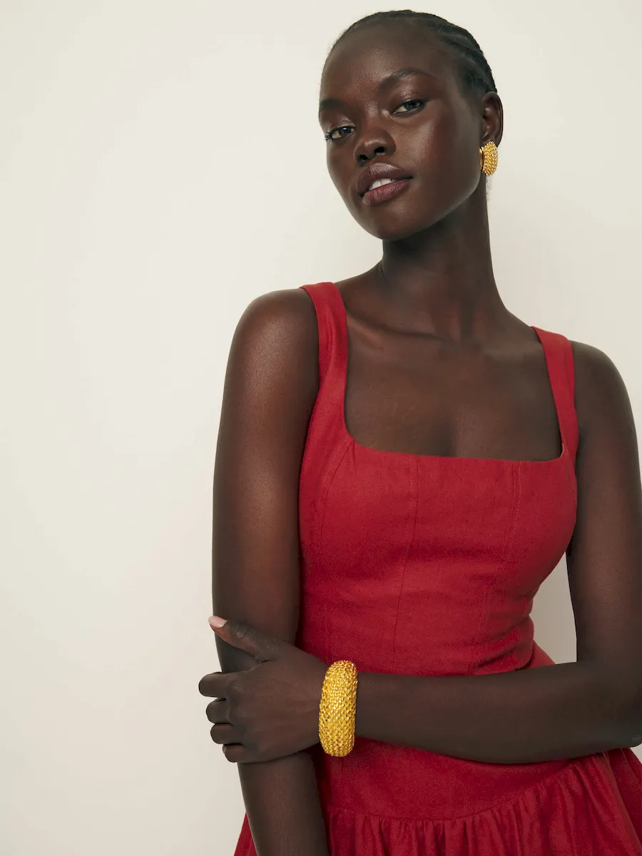 Delia Linen Dress - Image 4