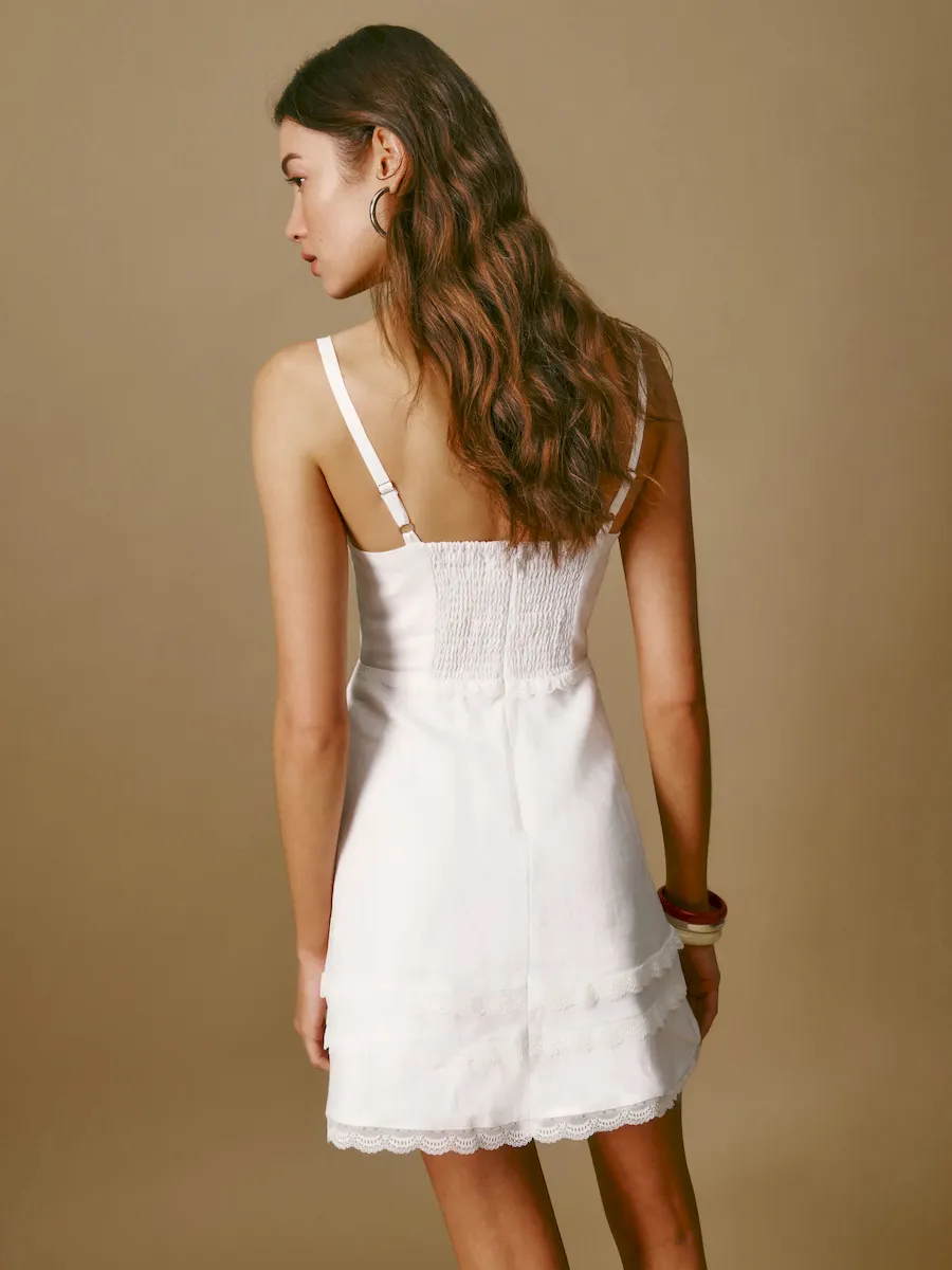 Arya Linen Dress - Image 4