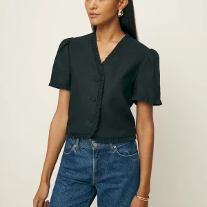 Bess Linen Top