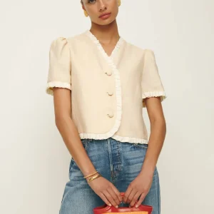 Bess Linen Top