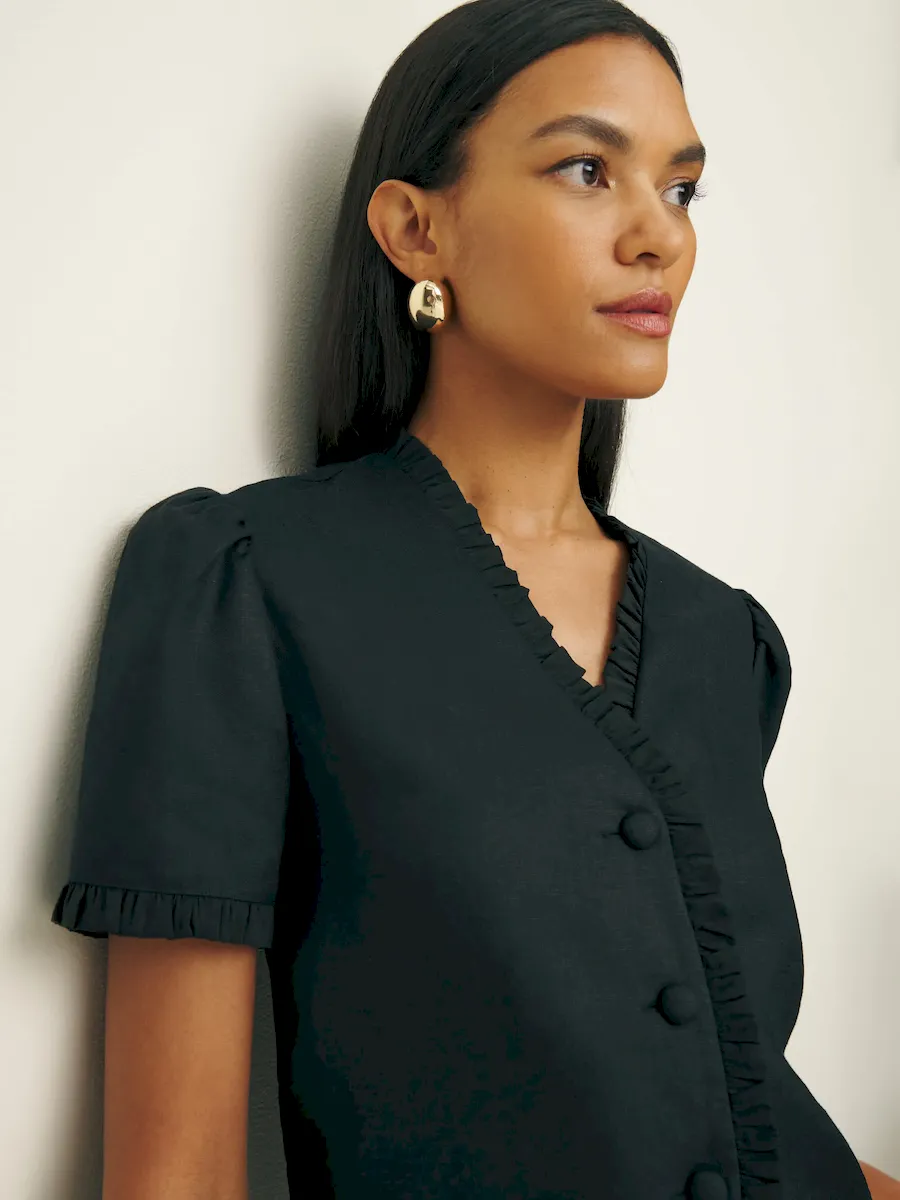 Bess Linen Top - Image 2