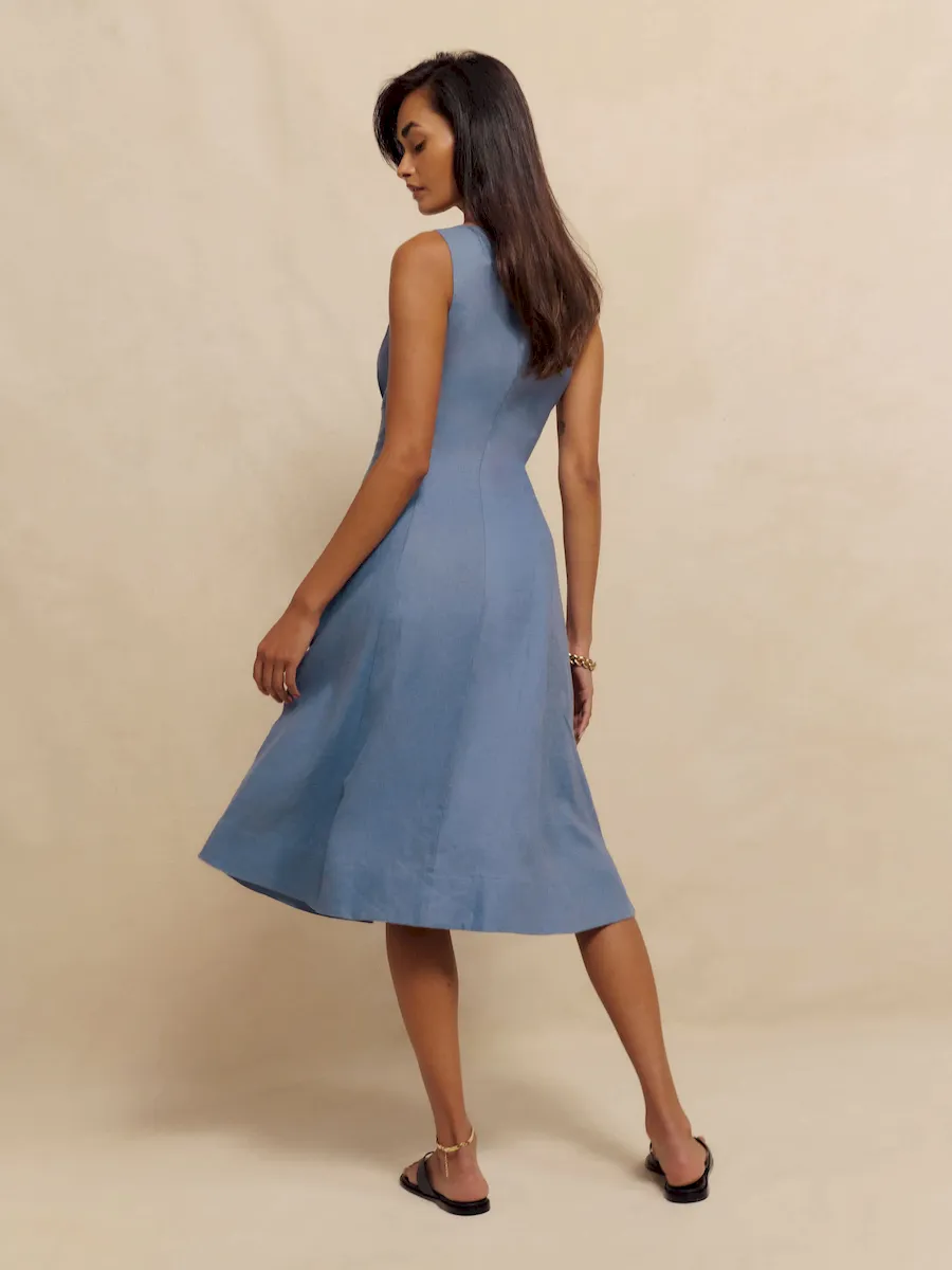 Sebastien Linen Dress - Image 4