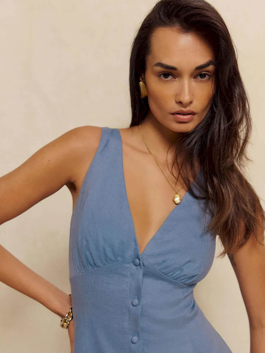 Sebastien Linen Dress - Image 5