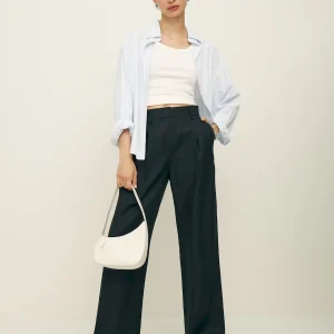 Alex Linen Mid Rise Cropped Pant