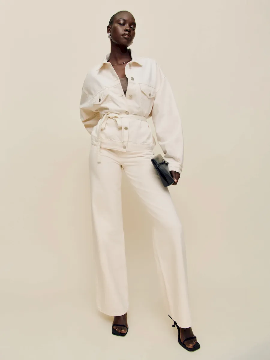 Luna Belted Denim Jacket - Image 4