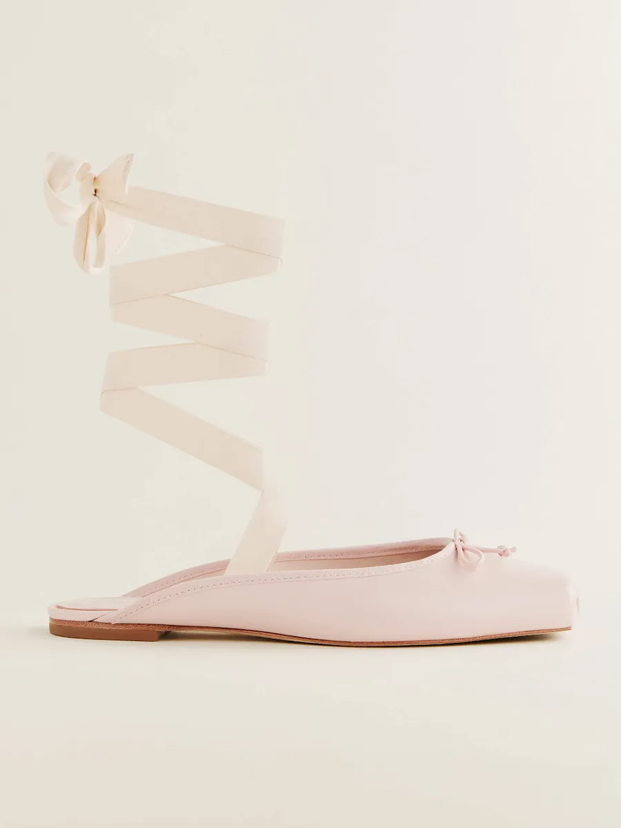 Megan Lace Up Ballet Flat