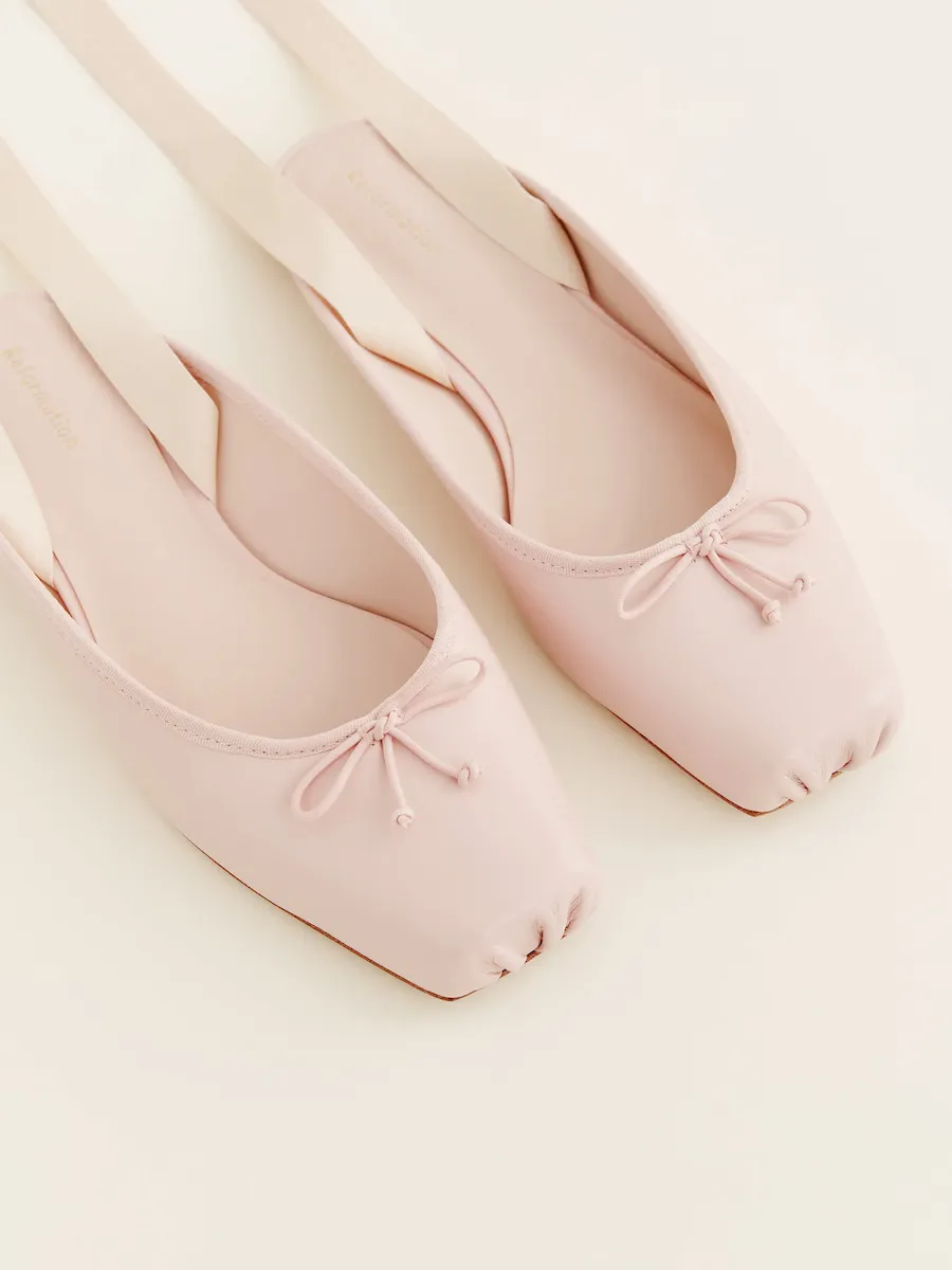 Megan Lace Up Ballet Flat - Image 3
