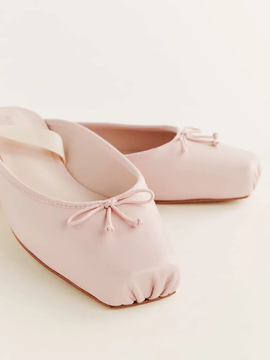 Megan Lace Up Ballet Flat - Image 4