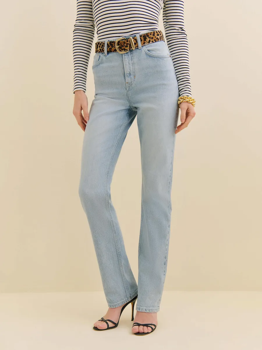 Jax Stretch High Rise Straight Jeans - Image 2