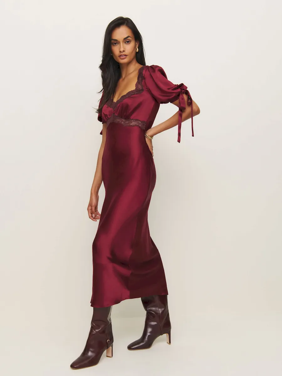 Stella Silk Dress - Image 3