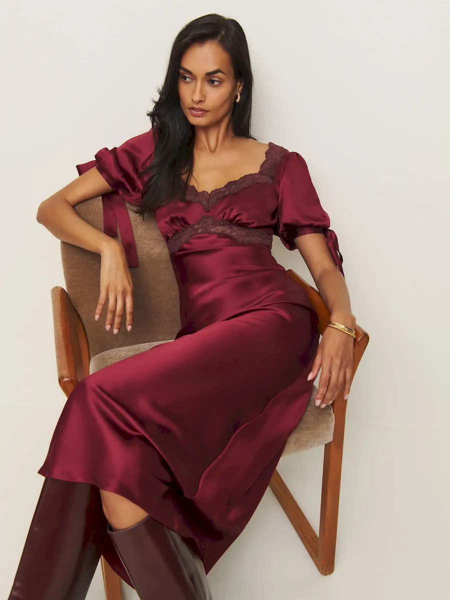 Stella Silk Dress - Image 7