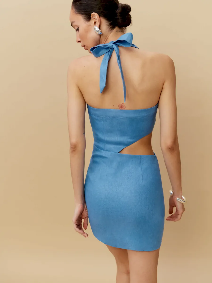 Valli Linen Dress - Image 3