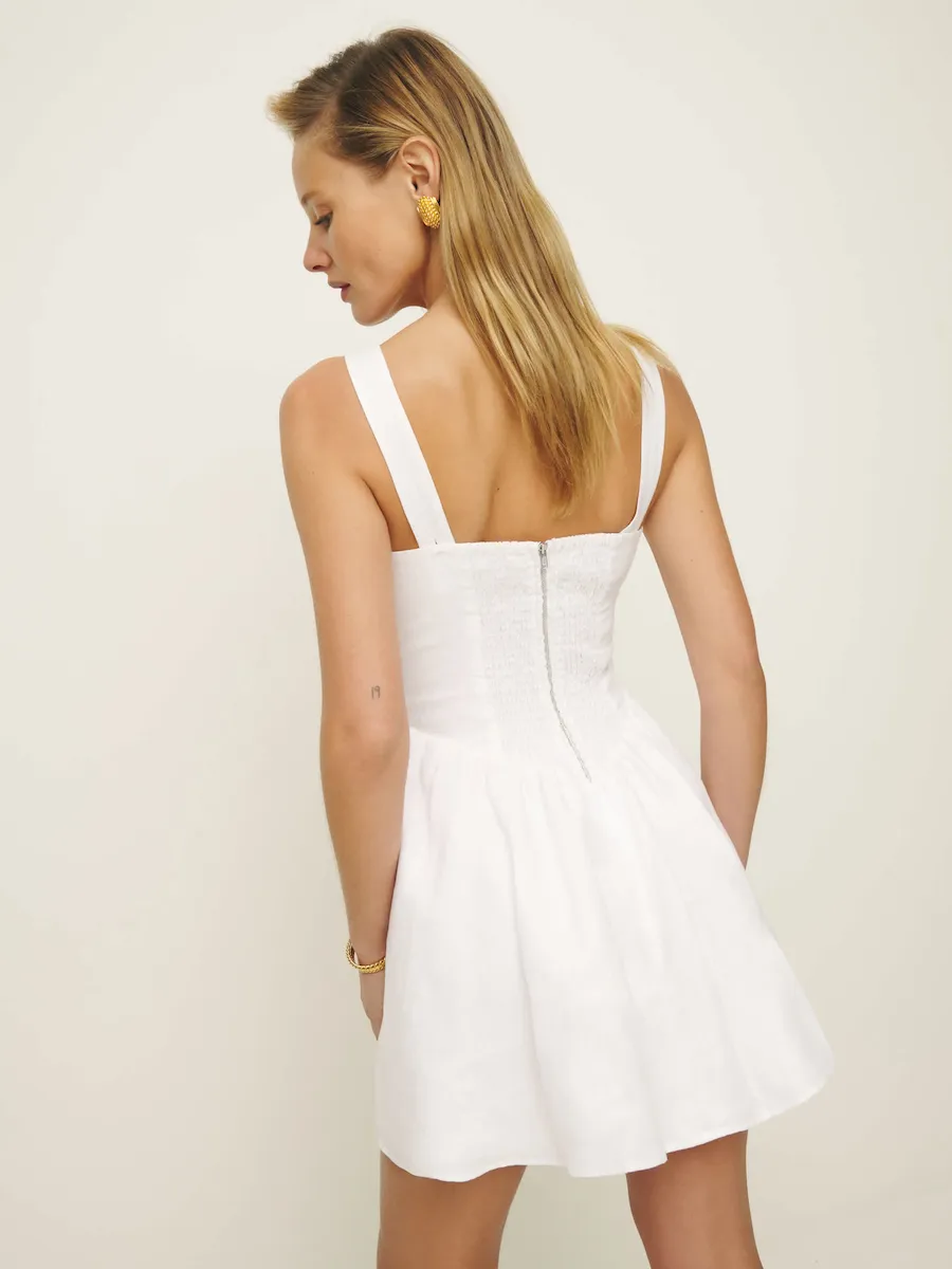 Daria Linen Dress - Image 3