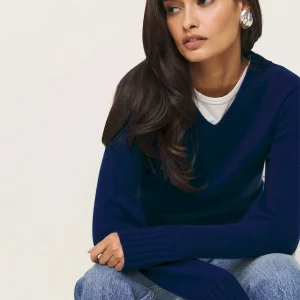 Dulce Cashmere V-neck Sweater