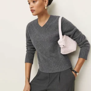 Dulce Cashmere V-neck Sweater