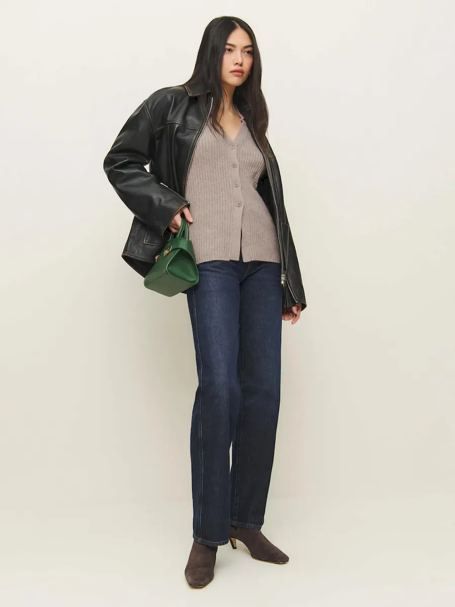 Shea Cashmere Collared Cardigan - Image 4