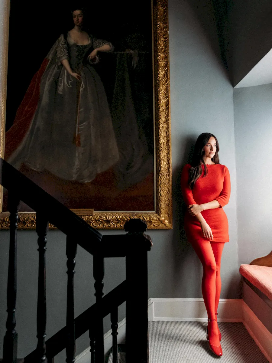 Baez Cashmere Mini Dress - Image 2