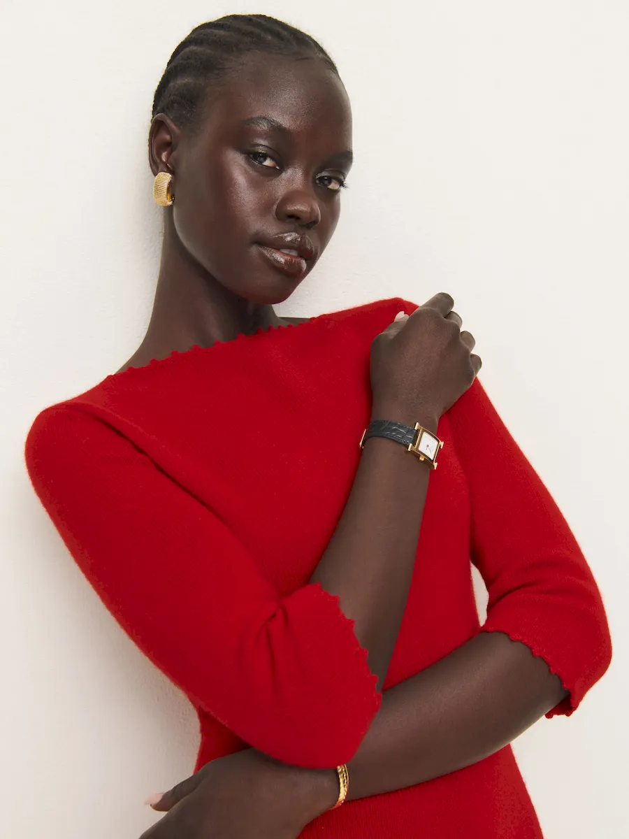 Baez Cashmere Mini Dress - Image 5