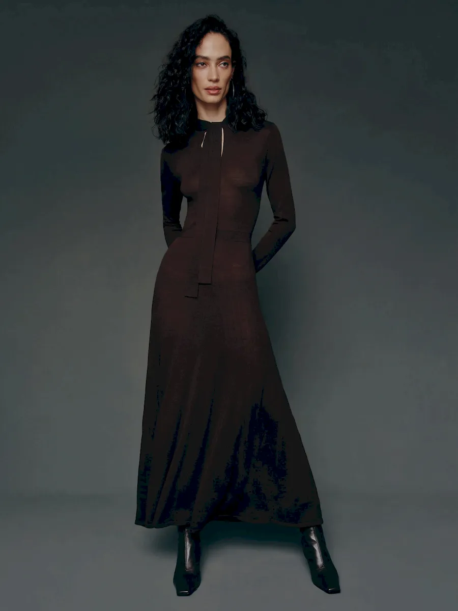 Leona Regenerative Merino Wool Sweater Dress