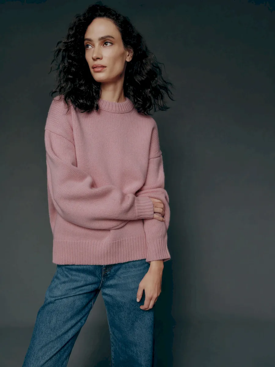 Gwen Oversized Regenerative Wool Sweater - Image 2