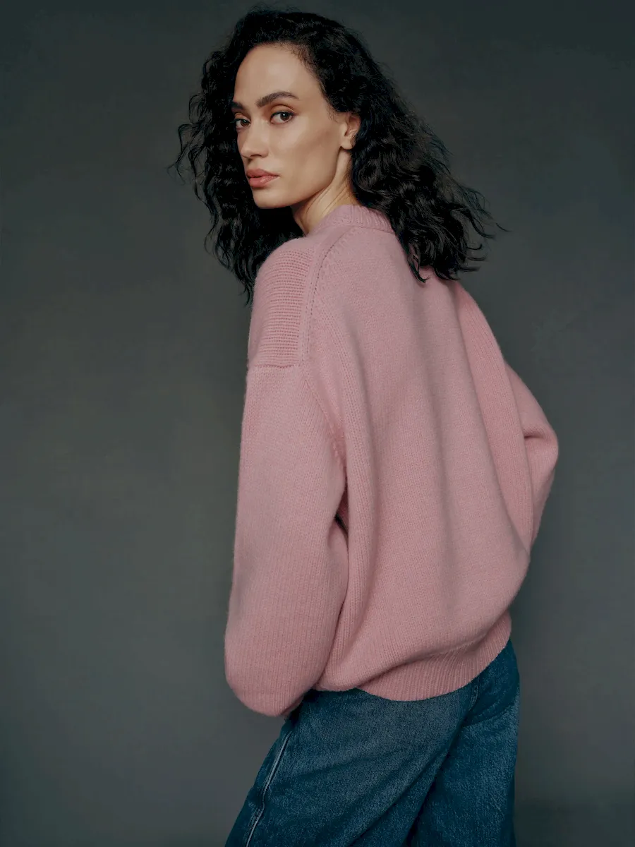 Gwen Oversized Regenerative Wool Sweater - Image 4