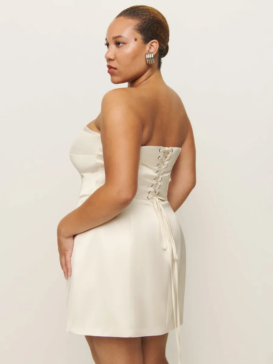 Pacie Satin Dress Es - Image 3