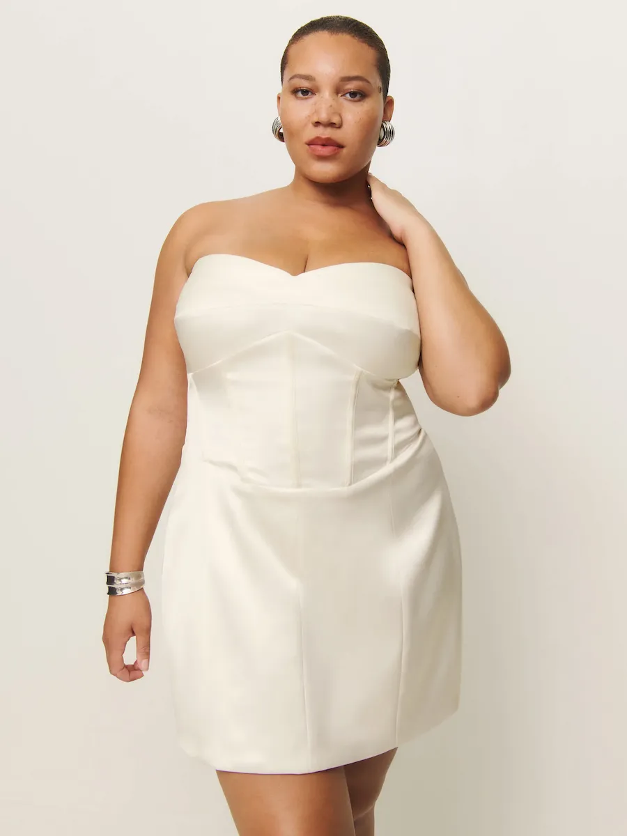 Pacie Satin Dress Es - Image 4