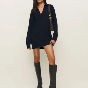 Maeve Cashmere Polo Dress