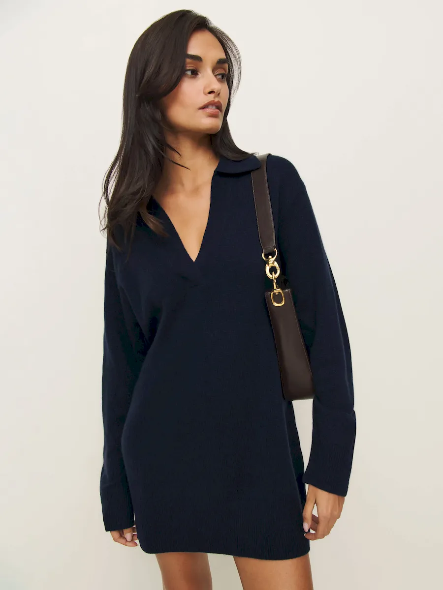 Maeve Cashmere Polo Dress - Image 2
