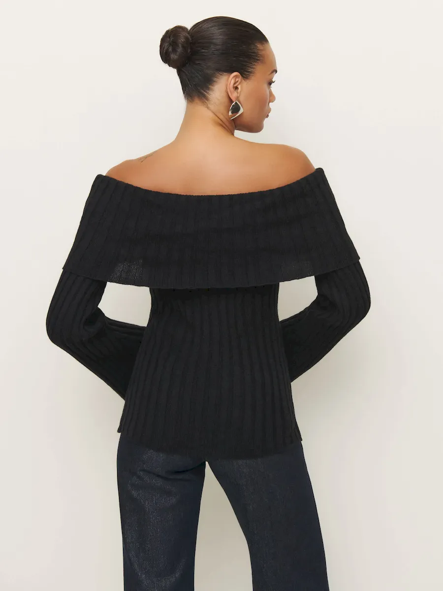 Lana Cashmere Blend Sweater - Image 3