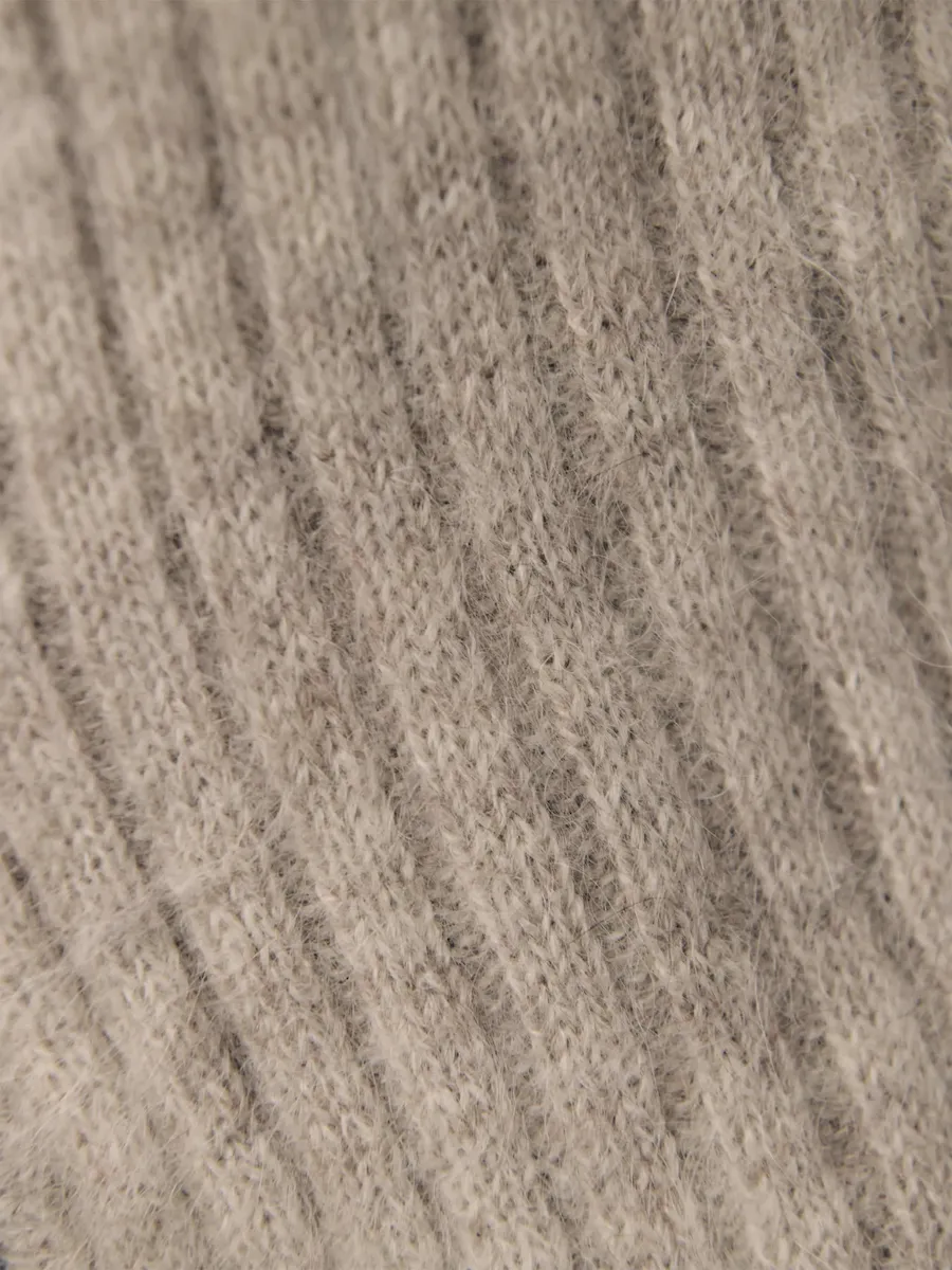 Rebecca Cashmere Alpaca Tie Front Cardigan - Image 6