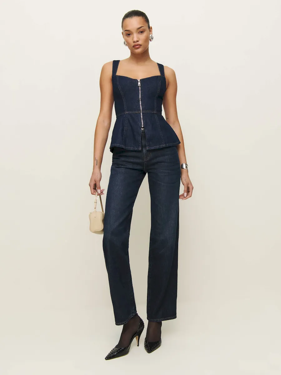 Zeta Denim Top - Image 2