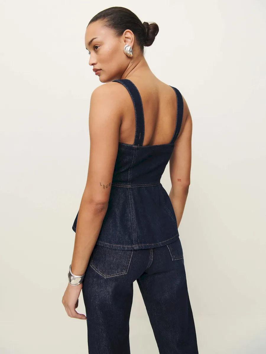 Zeta Denim Top - Image 3
