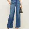 Wes High Rise Wide Leg Jeans