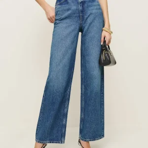 Wes High Rise Wide Leg Jeans