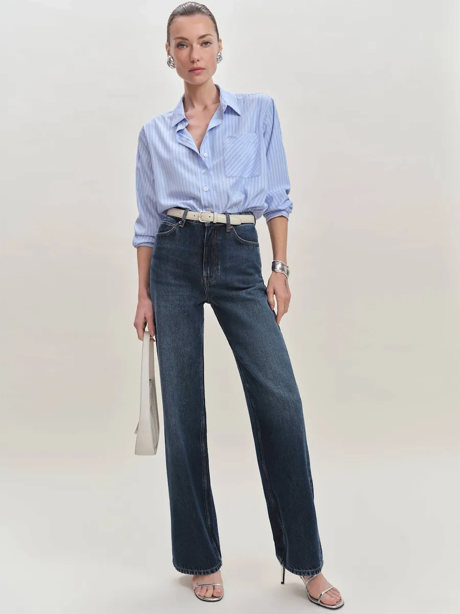 Wes High Rise Wide Leg Jeans - Image 2
