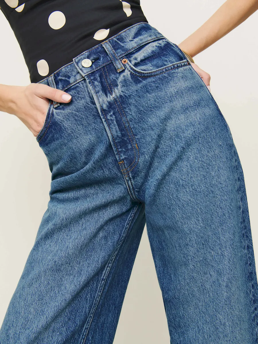 Wes High Rise Wide Leg Jeans - Image 3