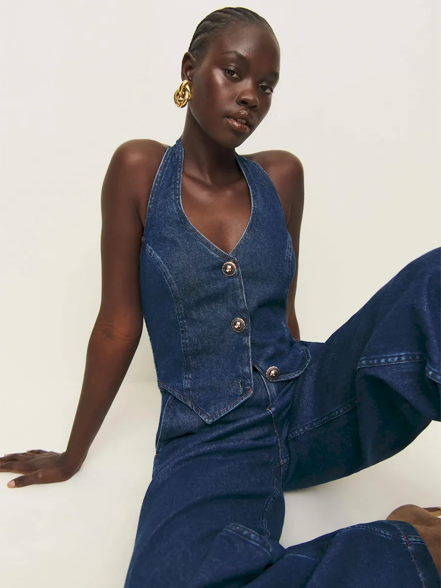 Lorenza Denim Jumpsuit - Image 2