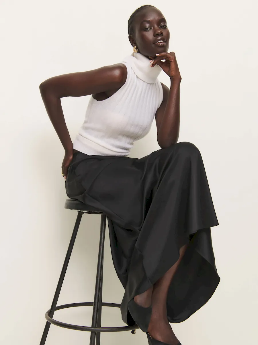 Bella Satin Skirt - Image 5