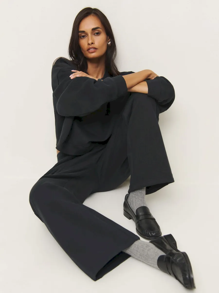 Kira Wide Leg Sweatpant - Image 4
