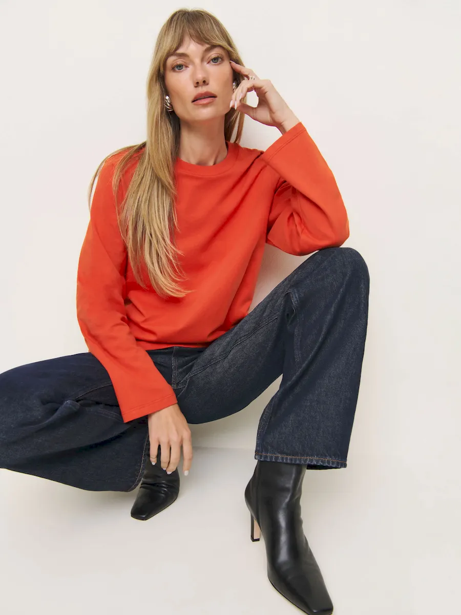 Asher Oversized Long Sleeve Tee - Image 4