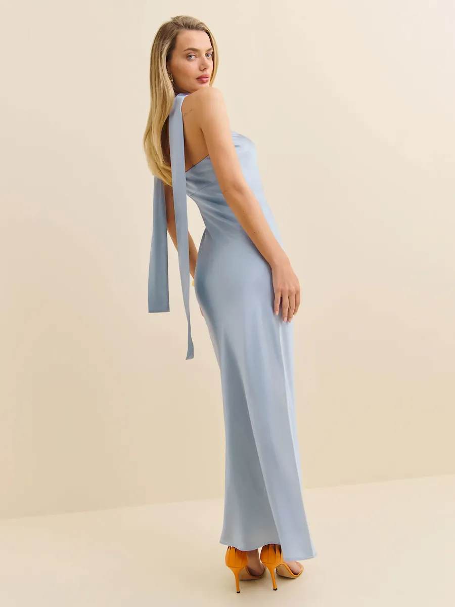 Petites Oren Silk Dress - Image 4