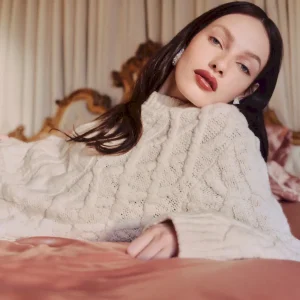 Haven Chunky Cable Knit Crew