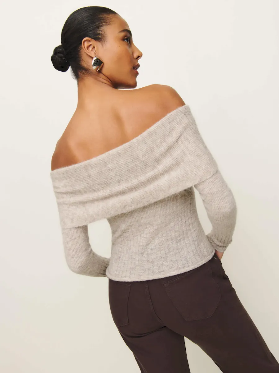 Florie Twist Front Sweater - Image 5