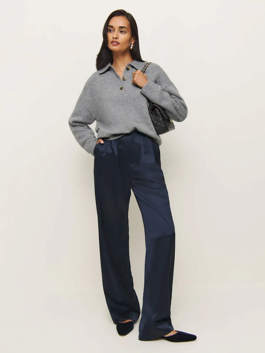 Brooklyn Cashmere Polo Sweater - Image 4